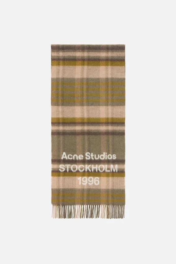 Check logo scarf - Wide