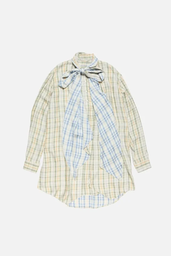 Check tunic dress