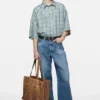 Checked flannel shirt