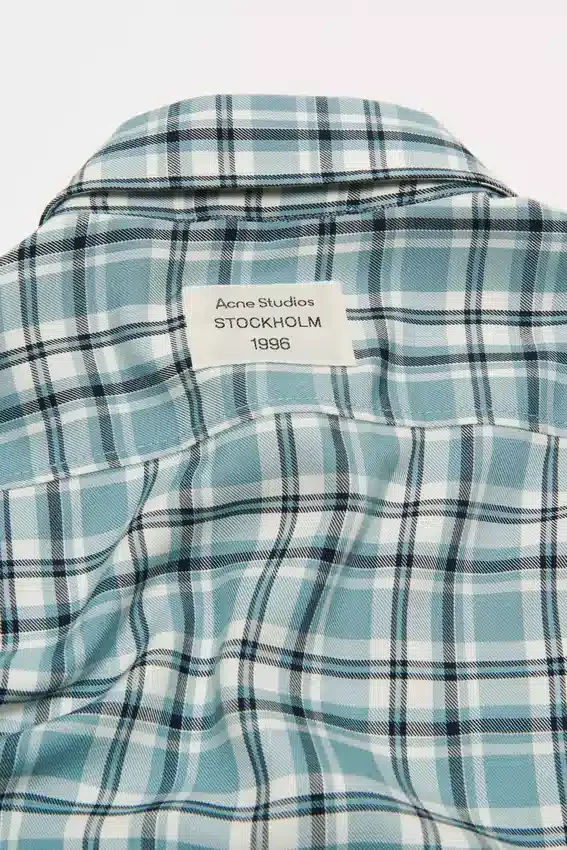 Checked flannel shirt
