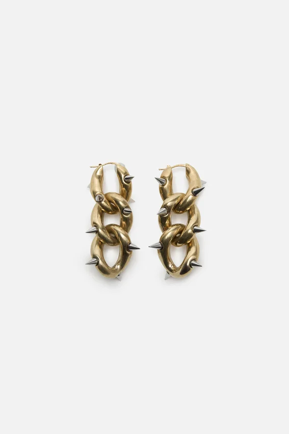 Chunky chain earrings