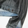Coated denim jacket