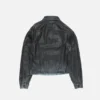 Coated denim jacket