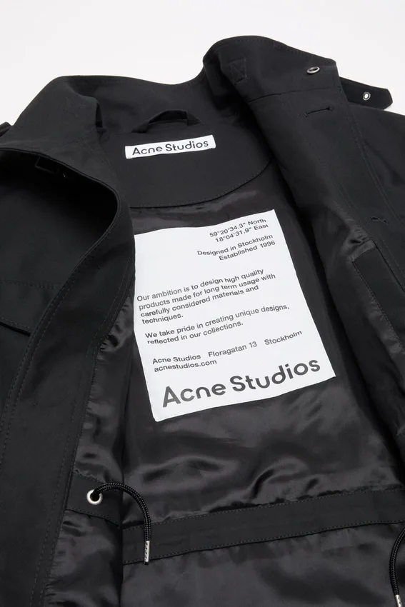 Cotton satin blouson jacket