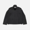 Cotton satin blouson jacket