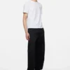Cotton satin trousers