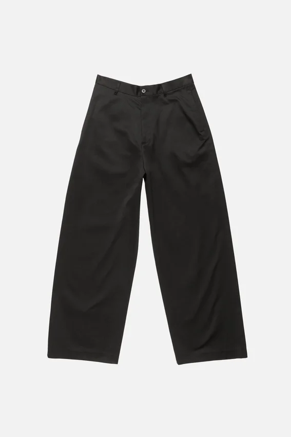 Cotton satin trousers