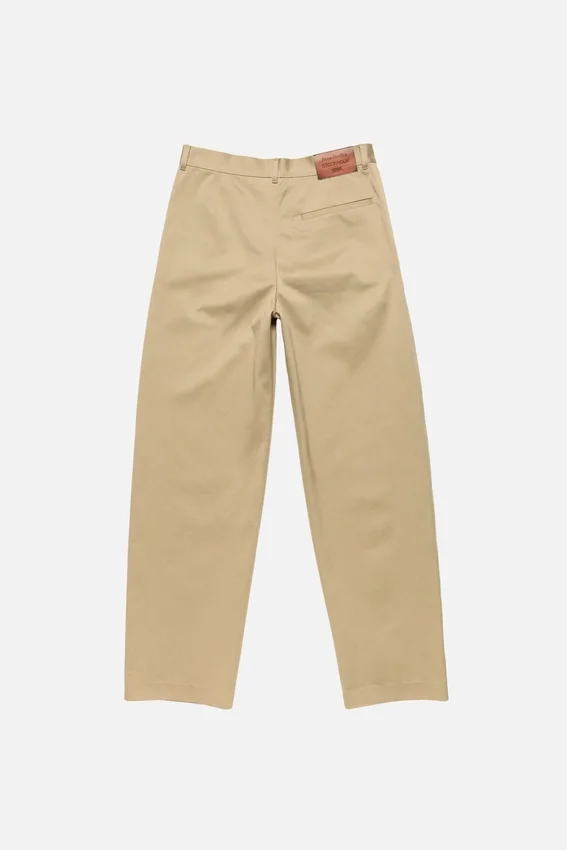 Cotton satin trousers