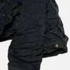 Creased denim jacket