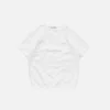 Crinkled fleece t-shirt
