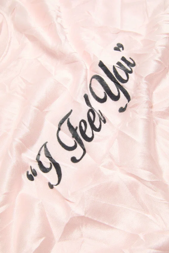 Crinkled graphic t-shirt