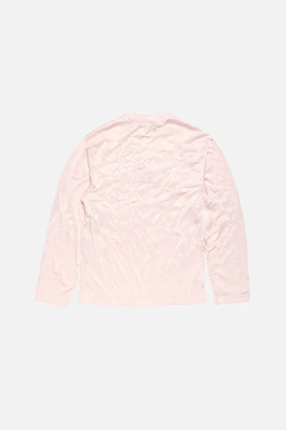Crinkled graphic t-shirt
