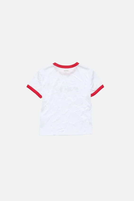 Crinkled logo t-shirt