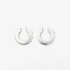 Crystal hoop earrings