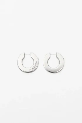 Crystal hoop earrings