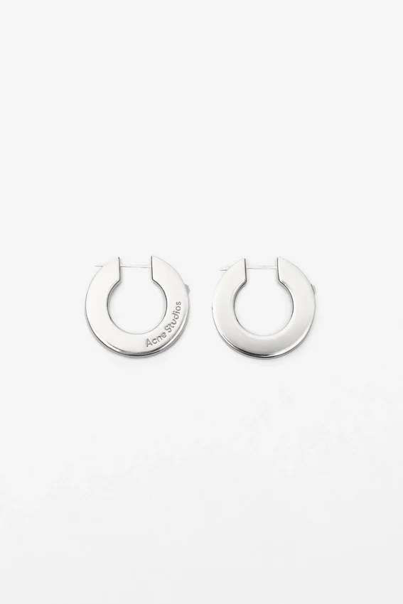 Crystal hoop earrings