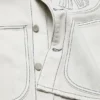 Denim blouson jacket