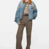 Denim bomber jacket