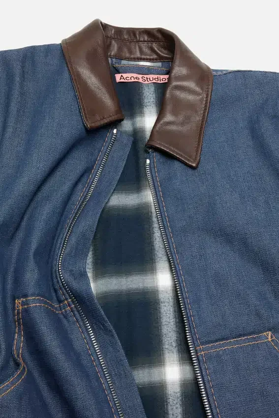 Denim bomber jacket