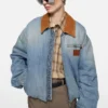Denim bomber jacket