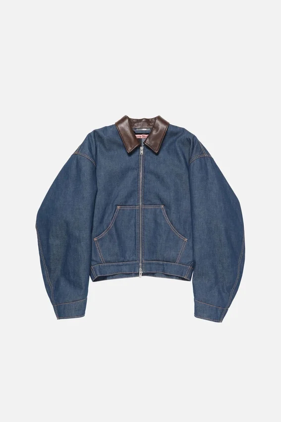 Denim bomber jacket