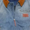Denim bomber jacket