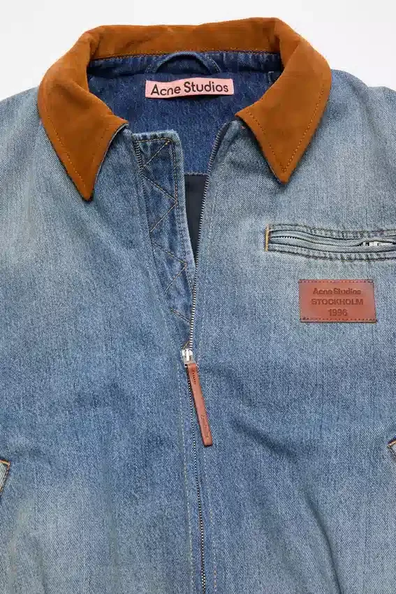 Denim bomber jacket