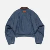 Denim bomber jacket