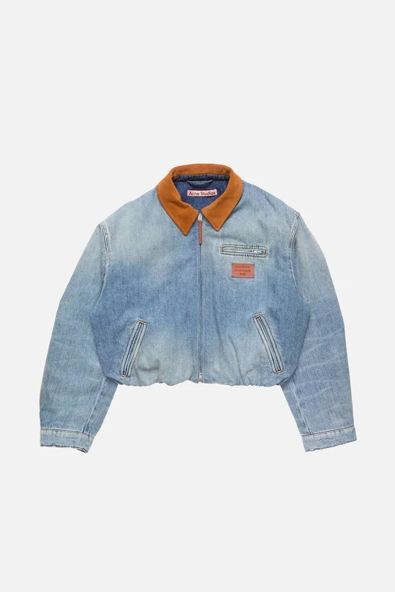 Denim bomber jacket