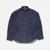 Denim button-up shirt