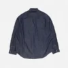 Denim button-up shirt