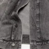Denim jacket with hood