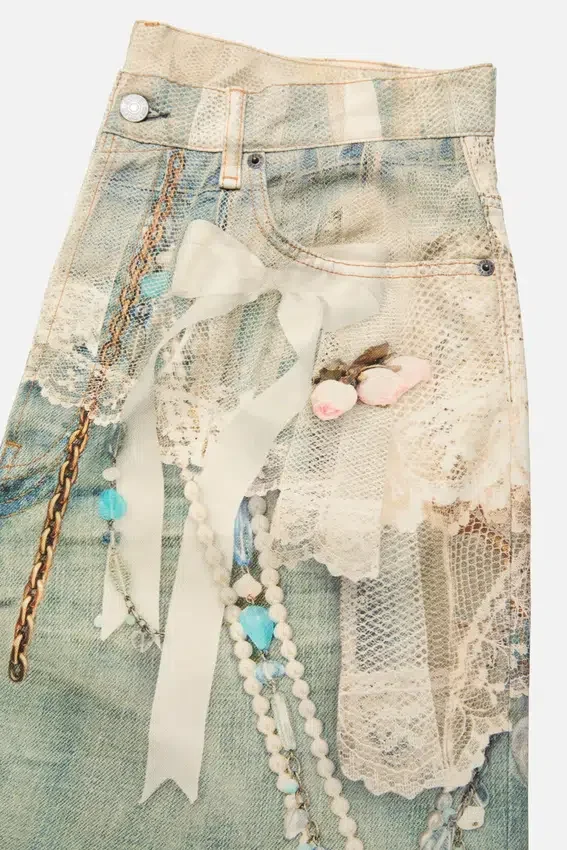 Denim shorts - loose fit