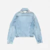 Distressed denim jacket