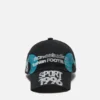 Distressed logo cap