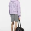 Distressed logo hoodie