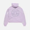 Distressed logo hoodie