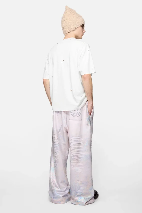 Distressed logo t-shirt