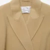 Double-breasted cashmere coat
