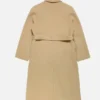 Double-breasted cashmere coat
