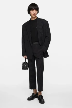Double-breasted suit jacket
