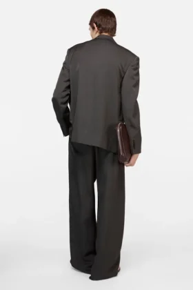 Double-breasted suit jacket