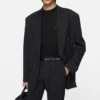 Double-breasted suit jacket