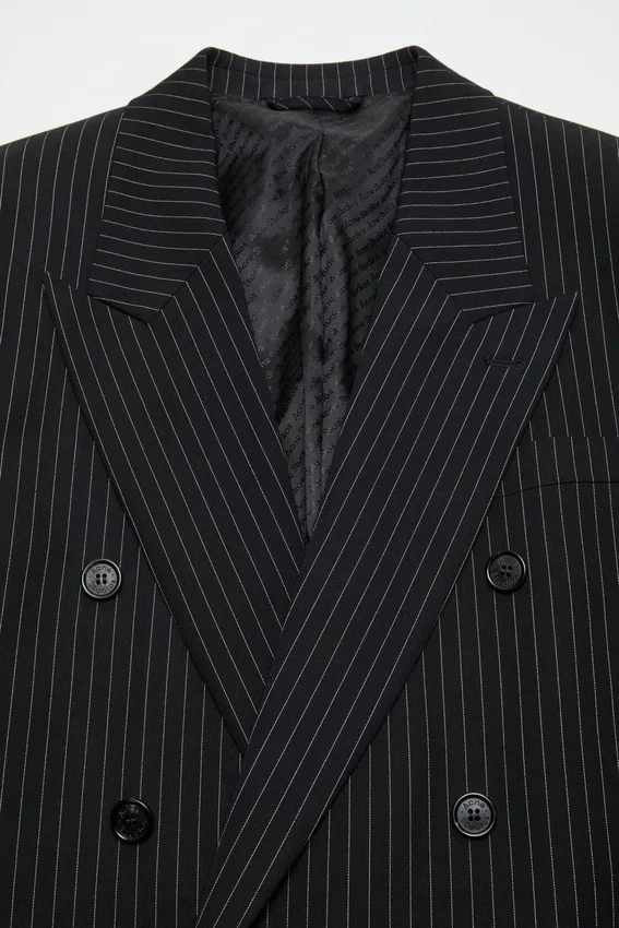 Double-breasted suit jacket