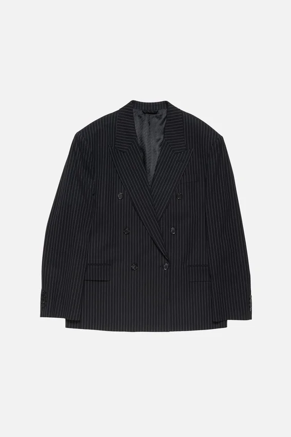 Double-breasted suit jacket