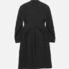 Double-breasted wool coat