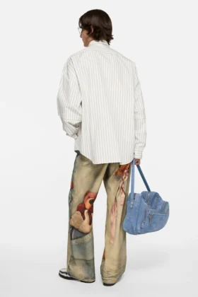 Double sleeve button-up