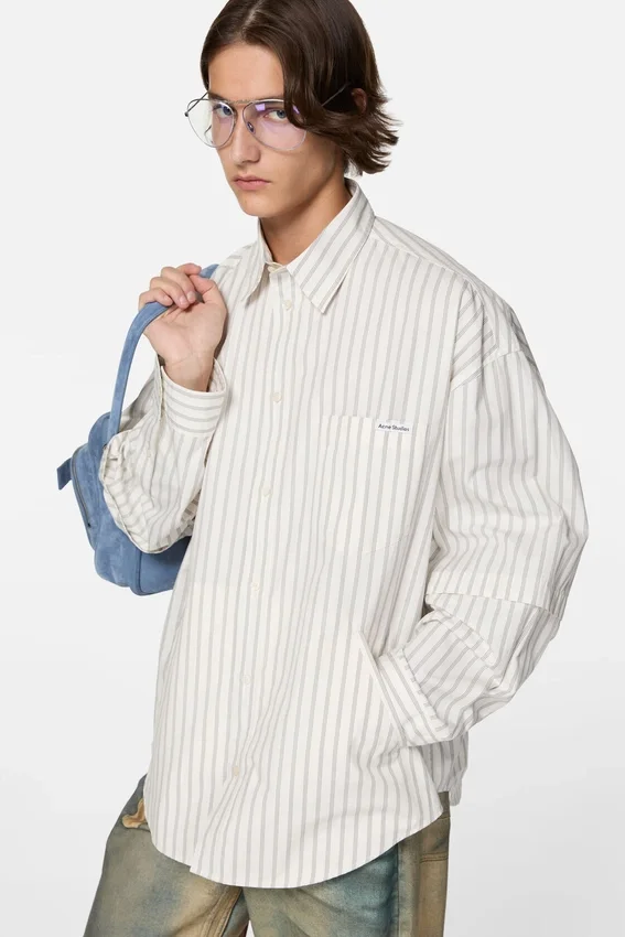 Double sleeve button-up