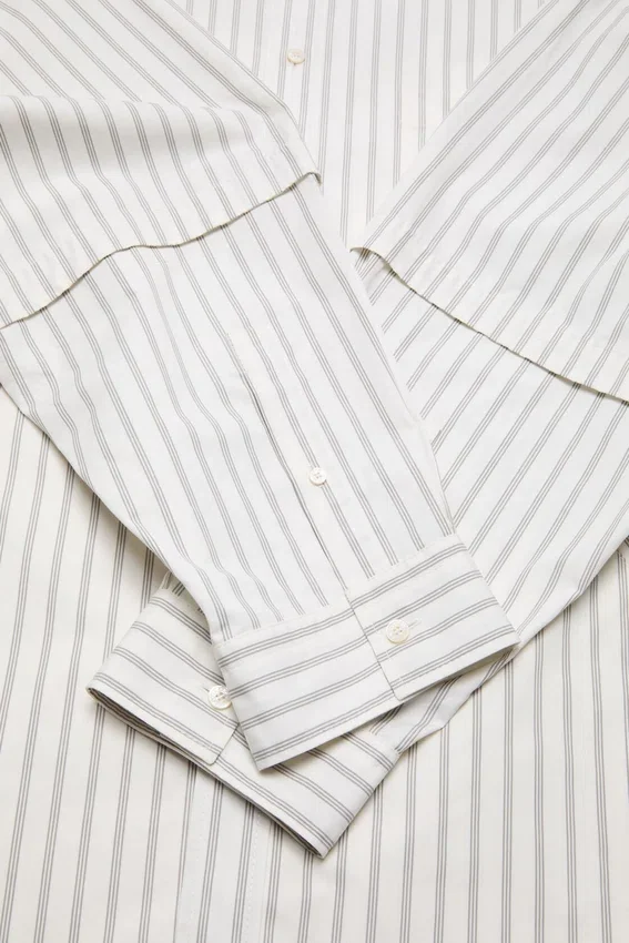Double sleeve button-up