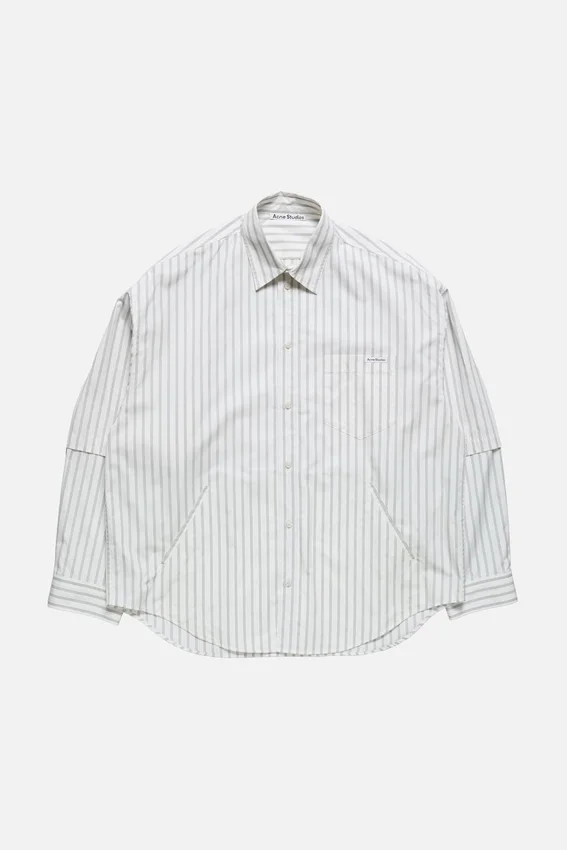 Double sleeve button-up